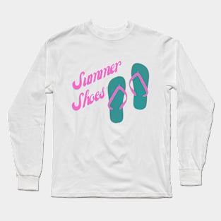 Summer Shoes (Flip-flops) Long Sleeve T-Shirt